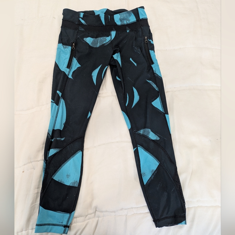 Lululemon Leggings Inspire Tight II Blue Size 8